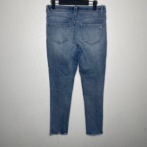 Wit & Wisdom Womens Jeans Size 4 Denim Blue Medium Wash Skinny Leg Mid Rise - Picture 2 of 12